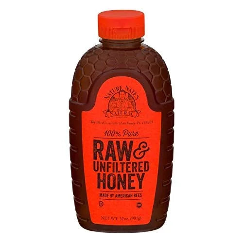 Apple Cider Vinegar Organic Raw Unfiltered 32 Oz + Raw Unfiltered Honey 16 Oz J9069