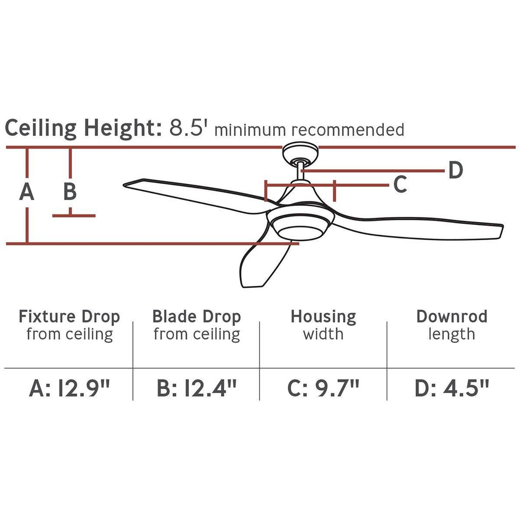 White Ceiling Fan P816860