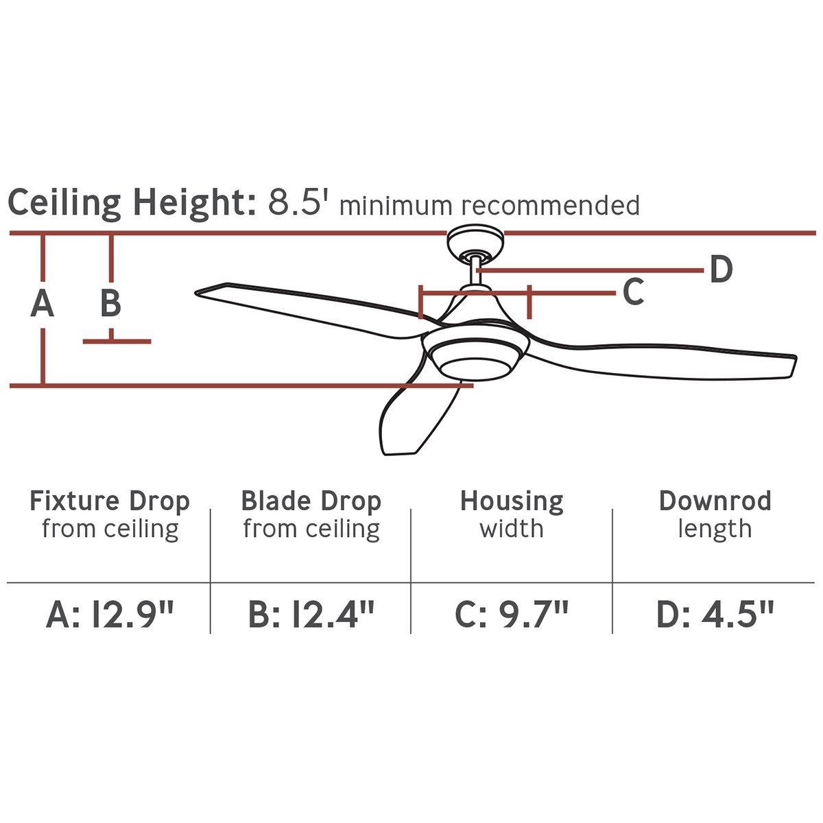 White Ceiling Fan P816860