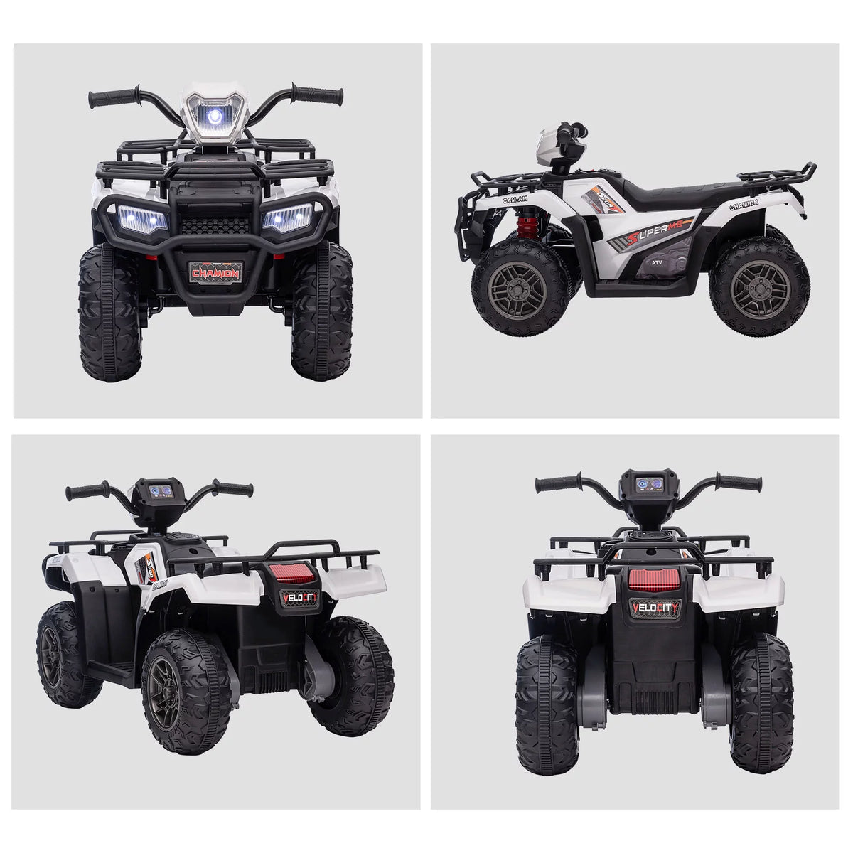 12V Kids ATV 4 Wheeler Green D139