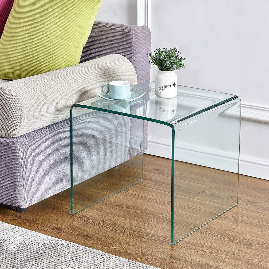 Glass End Side Table K3003