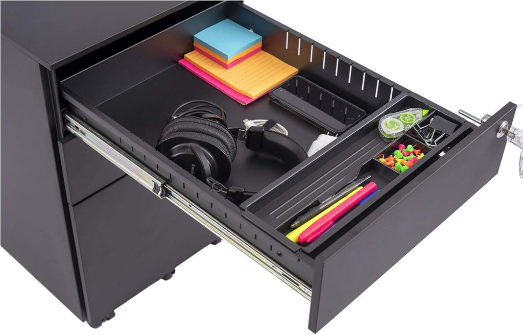 3 Drawer Lockable Rolling File Cabinet R411810