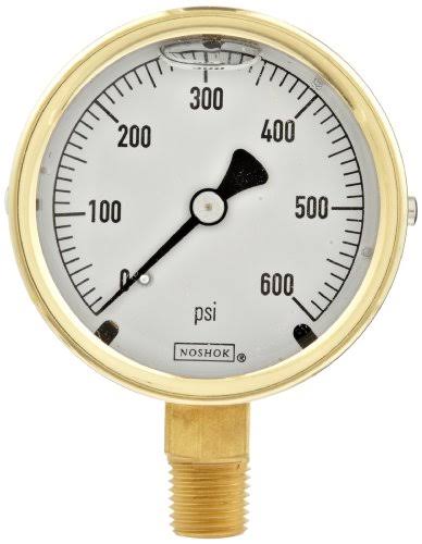 2.5 Brass Case Glycerin Filled Gauge W7627