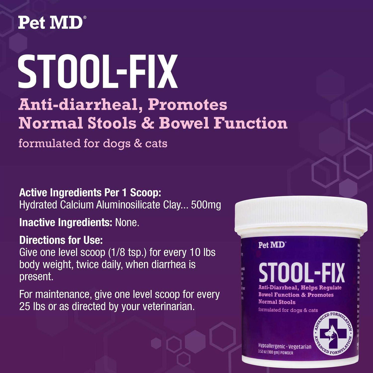 Pet Stool Fix for Dogs and Cats C945849
