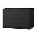 2 Drawer Lateral File Cabinet Black M815124