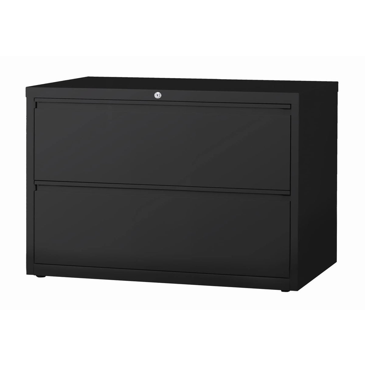 2 Drawer Lateral File Cabinet Black M815124