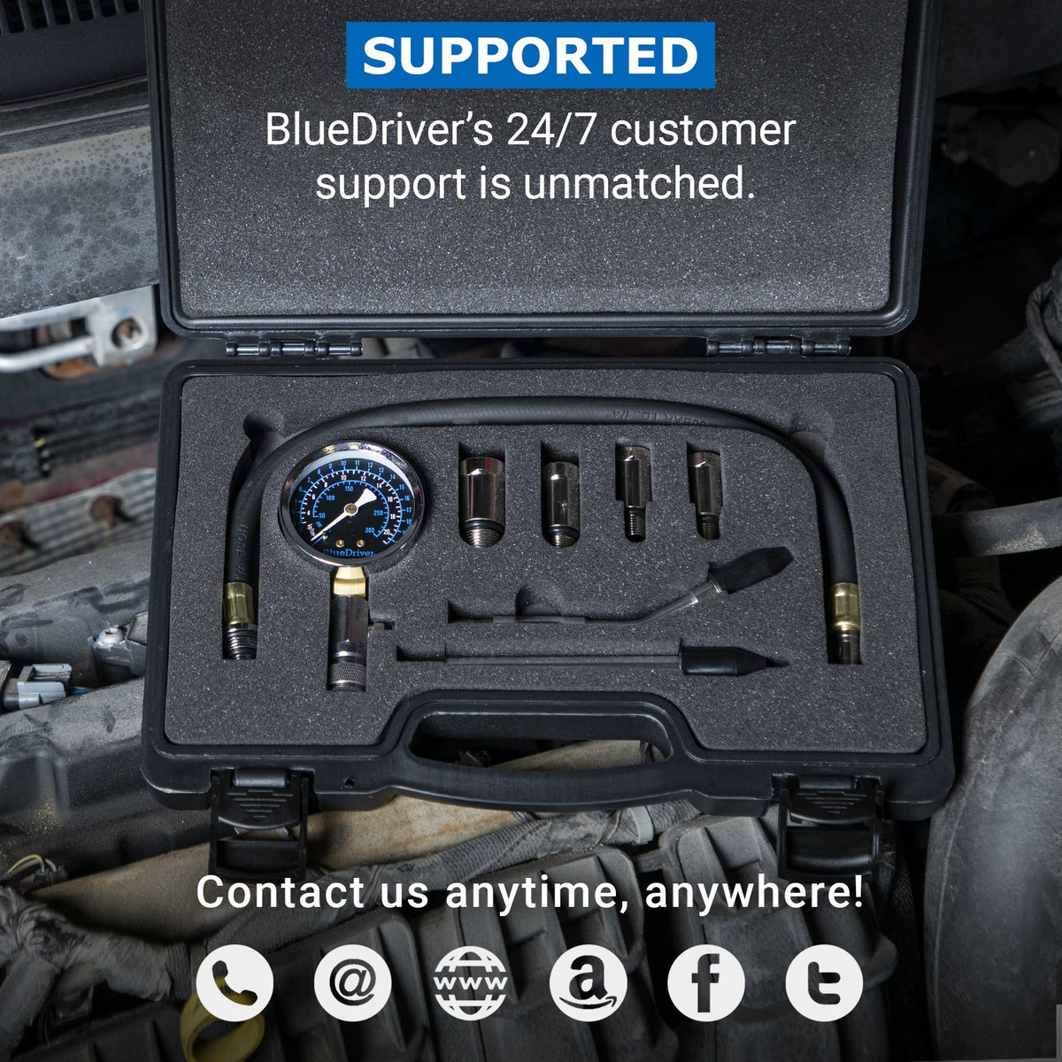 8 Piece Compression Tester Kit H74601