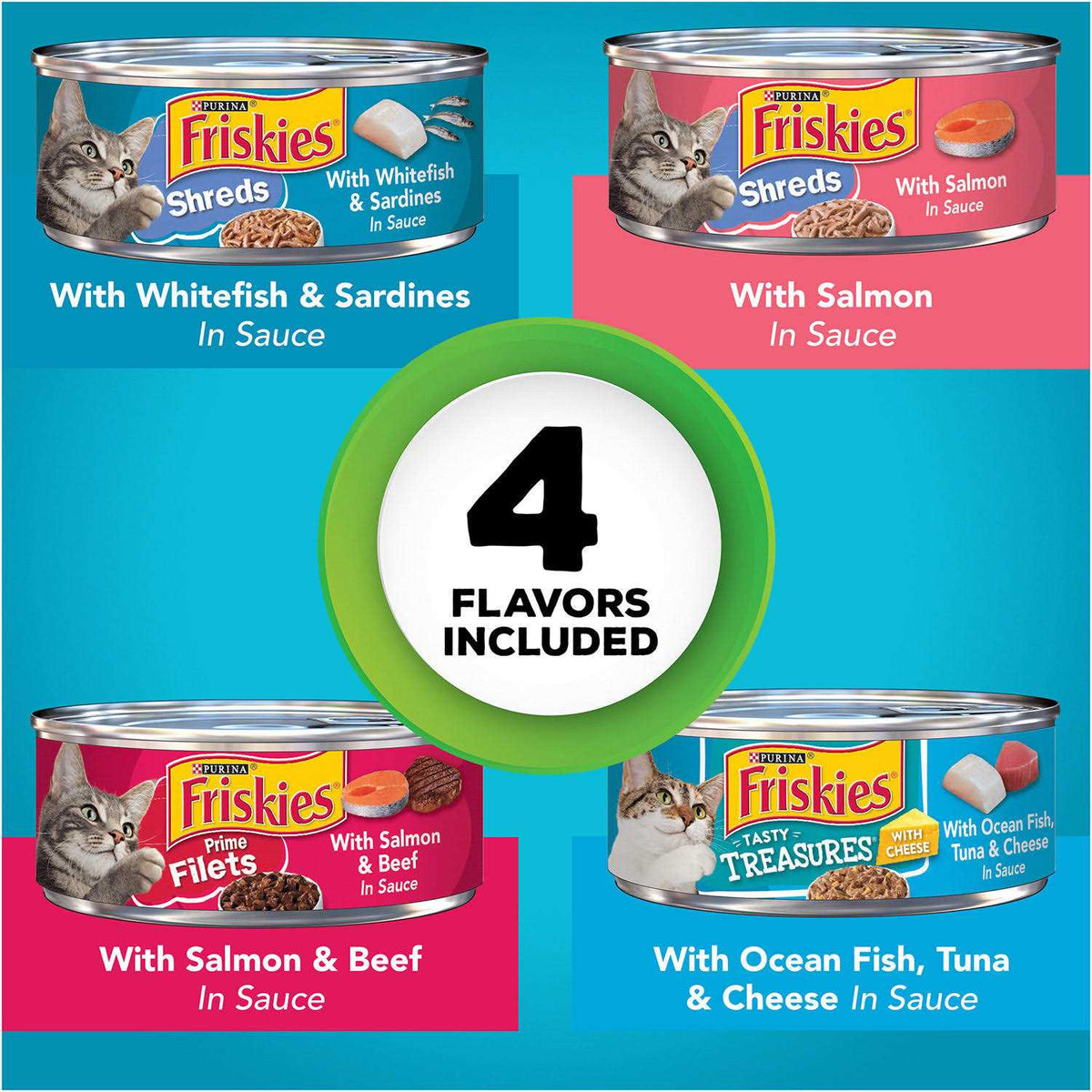 Fish-A-Licious Wet Cat Food Variety Pack K1439
