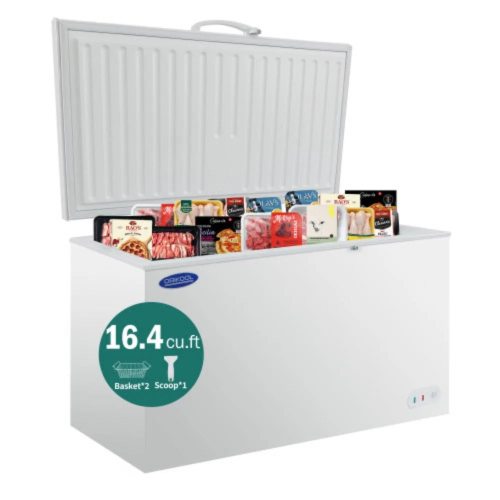 16.4 Cu.ft Solid Top Chest Freezer with Lockable Lid H651773