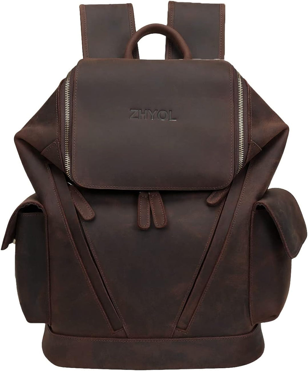 Genuine Leather Laptop Backpack G48577