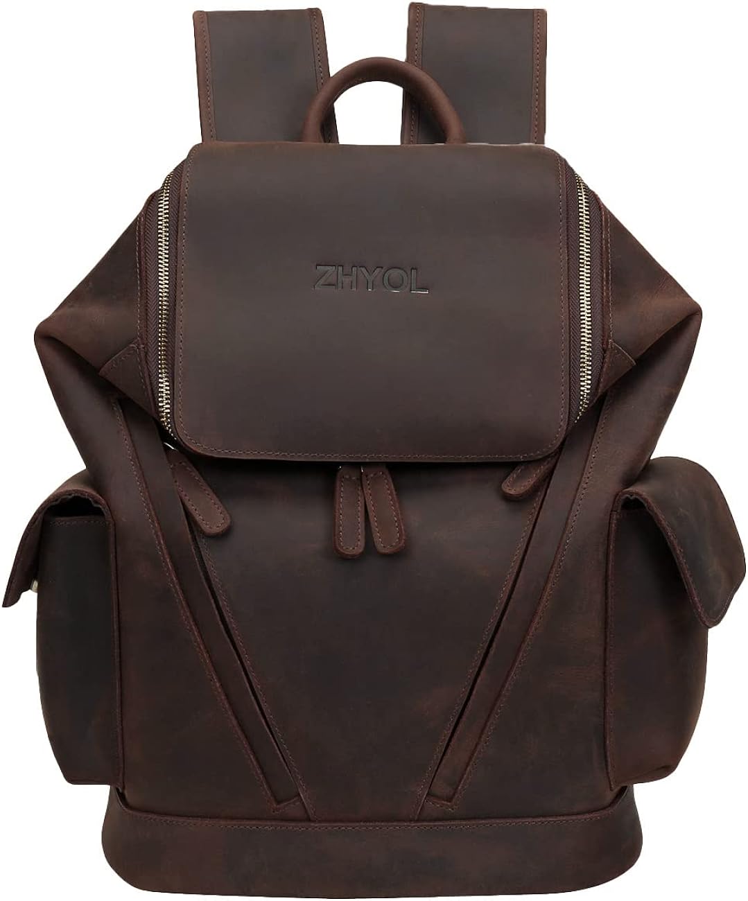 Genuine Leather Laptop Backpack G48577