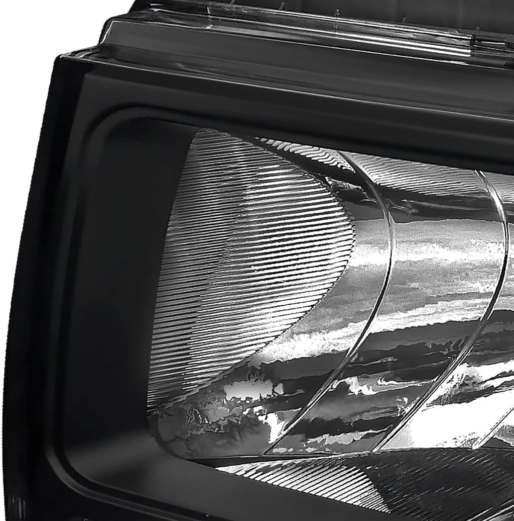 Euro Black Headlights Pair U913