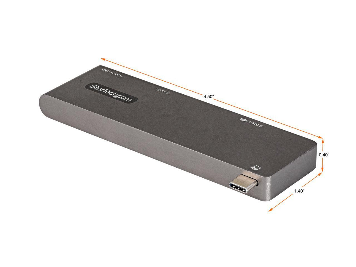 USB C Multiport Adapter with 4K HDMI, 100W Power Delivery, SD/MicroSD Slot, USB 3.0 Hub T5049