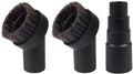 2 Pieces 25mm Horse Hair Vacuum Attachment with Universal Connector, Round Dust Brush, Hose Adapter Y973