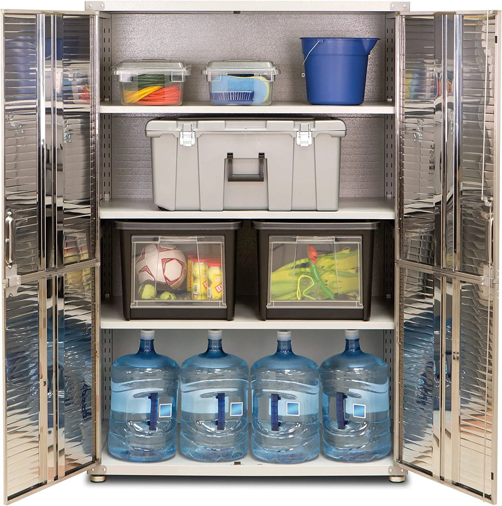 48" W x 24" D x 72" H Granite Steel Storage Cabinet C976254