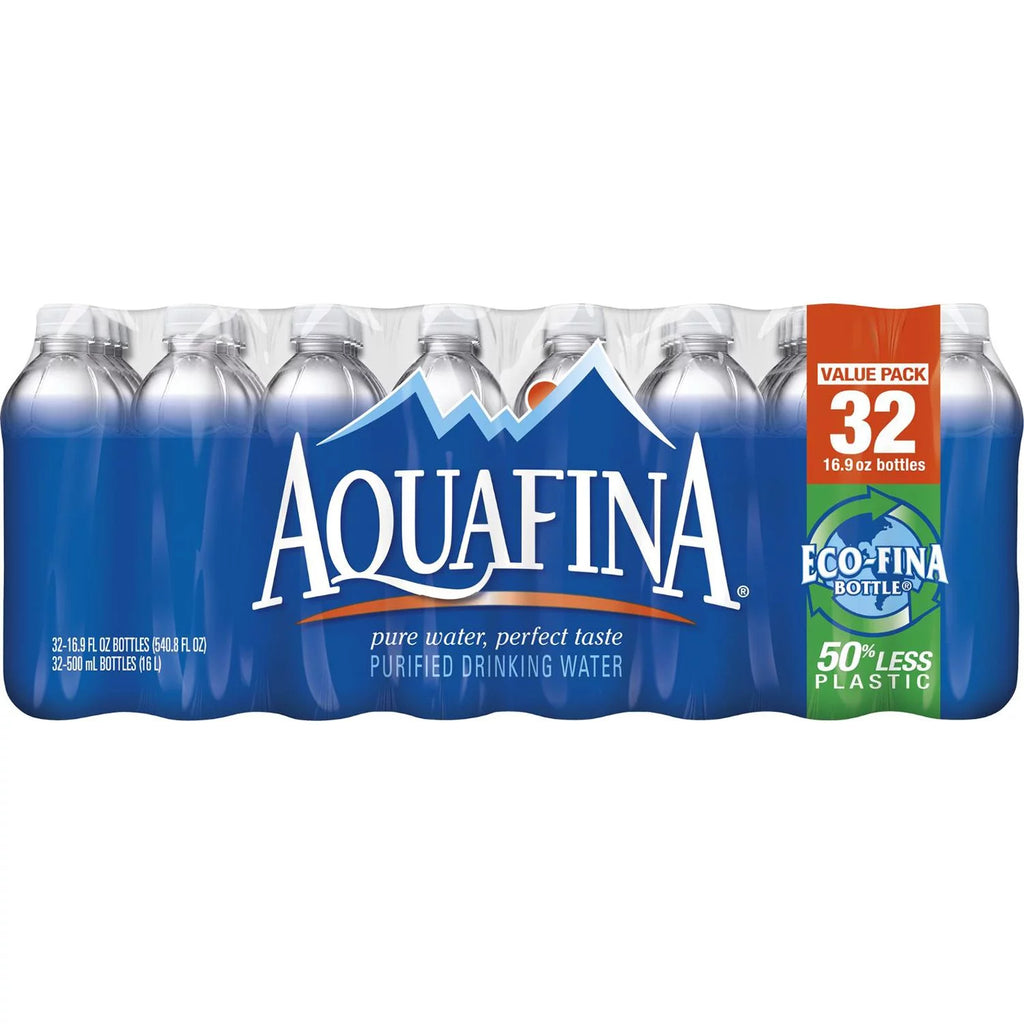 16.9 oz 32 Pack Purified Bottled Drinking Water J246