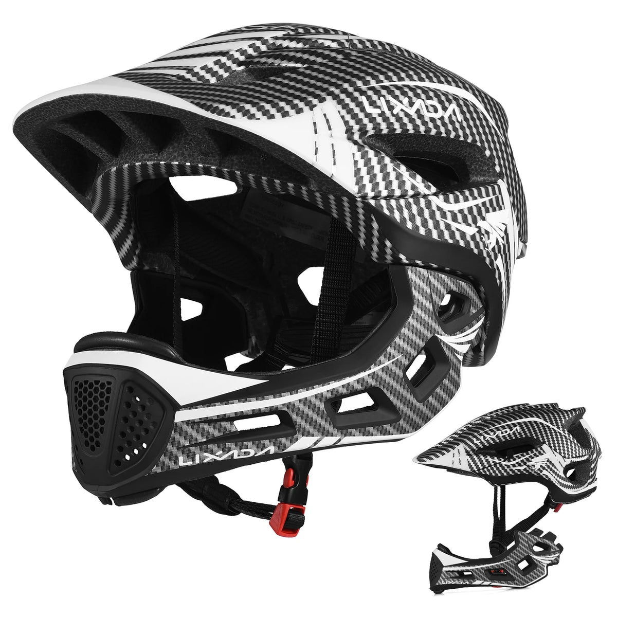 Kids Detachable Full Face Bike Helmet H342936
