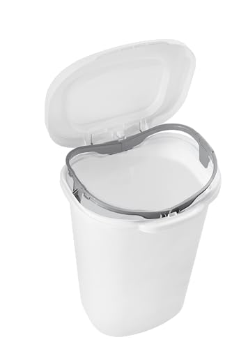13 Gallon Black Touch Top Trash Can K9986