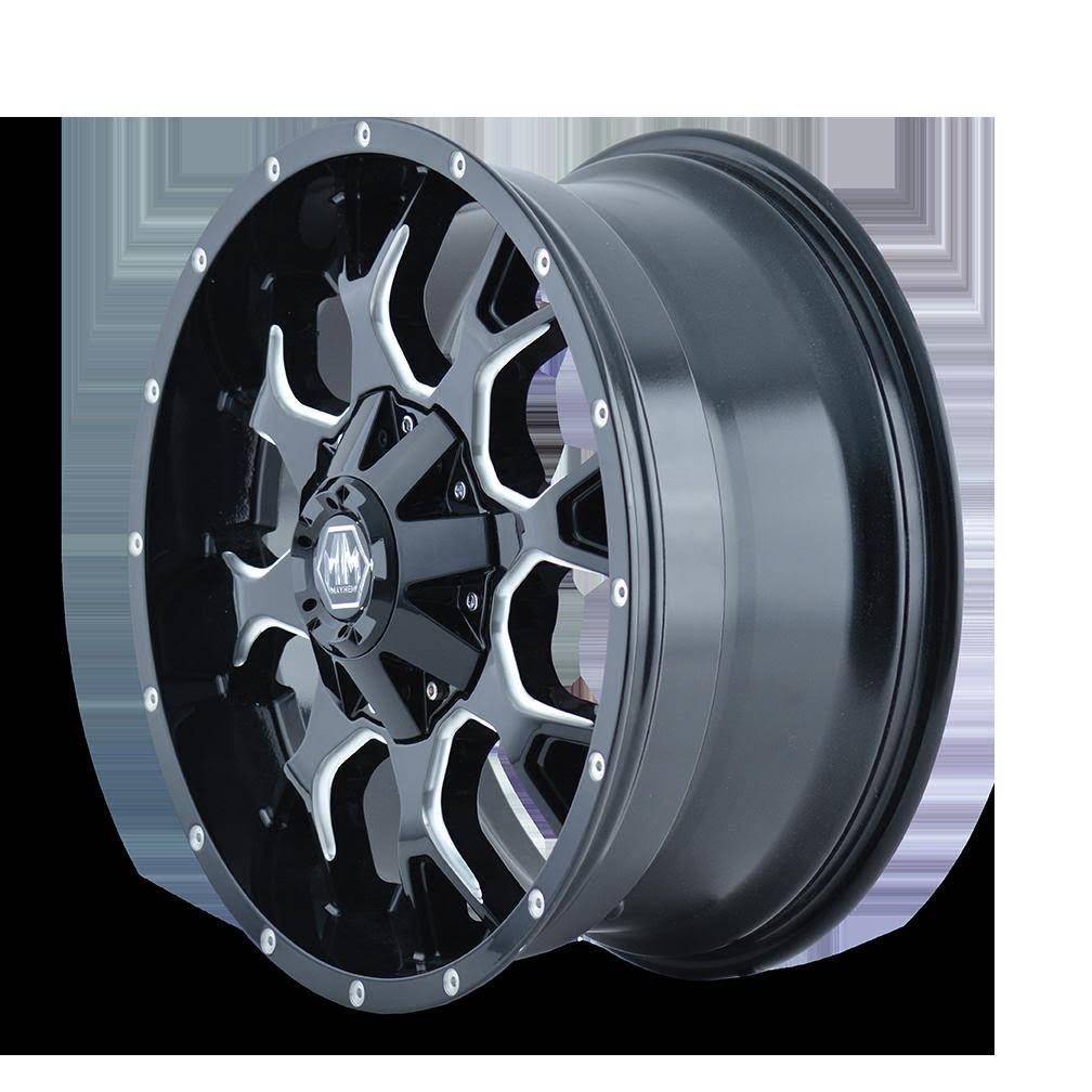 Black/Milled Wheel Rim 20x10 8x180 -25mm N593
