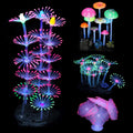 4 Pack Glow Silicone Aquarium Decorations D845650