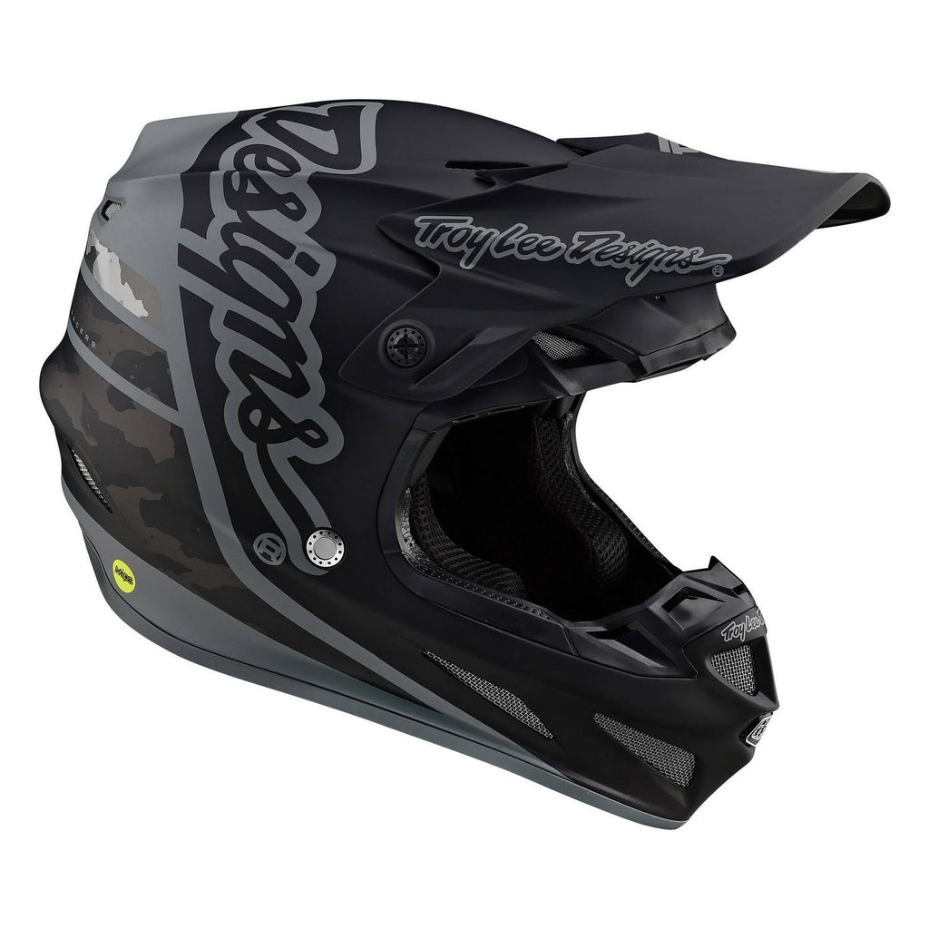 Black Camo Composite Helmet Y502