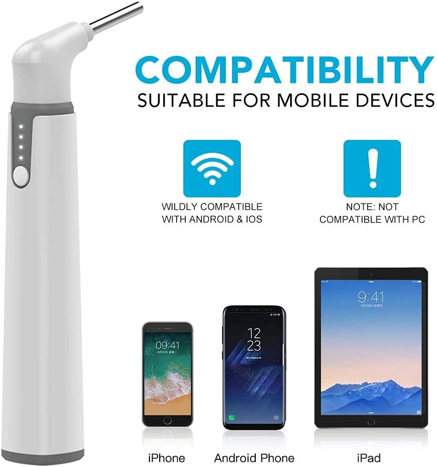 3.9mm Ultra-Thin WiFi Ear Scope Camera with 6 LED Lights V934