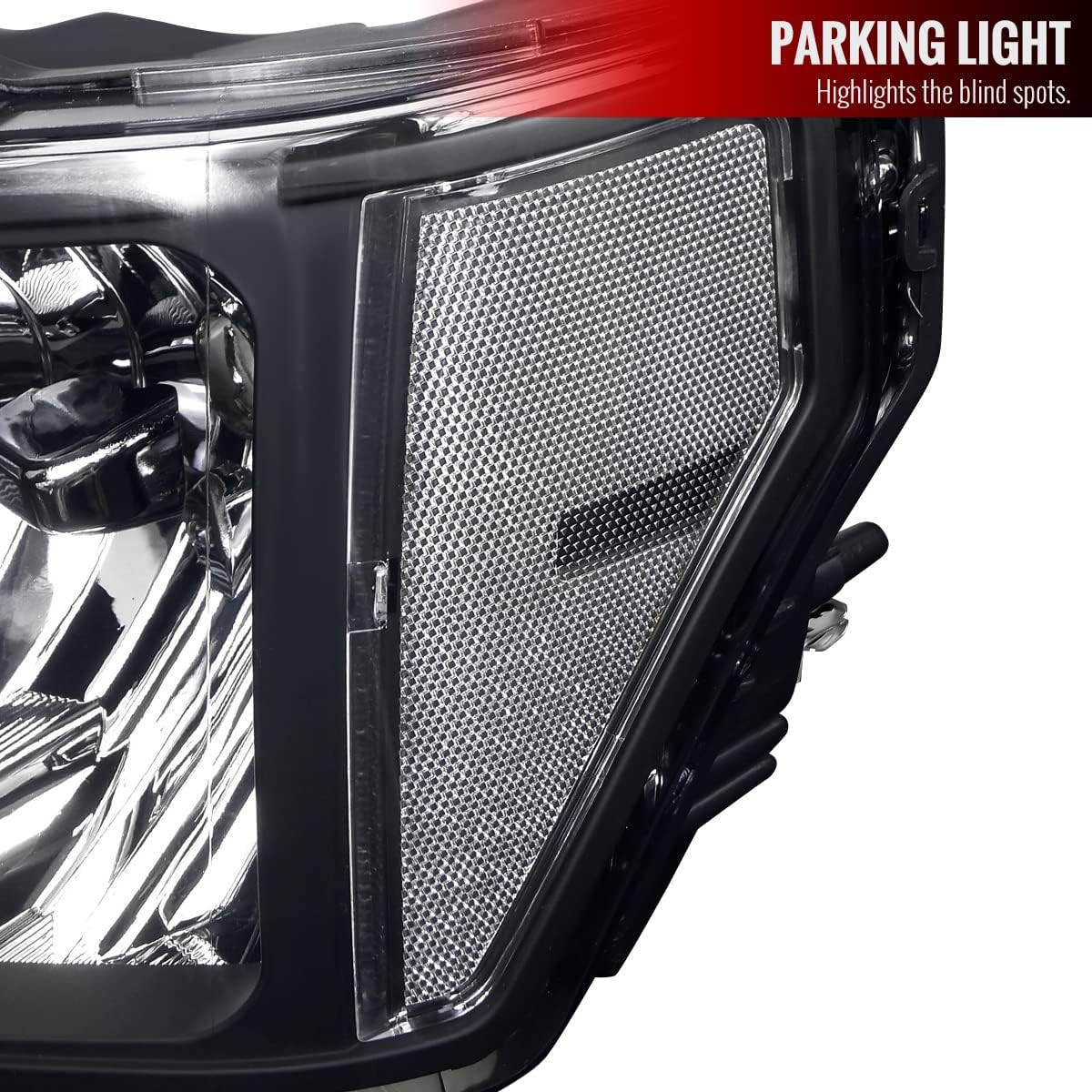 Euro Black Headlights Pair U913