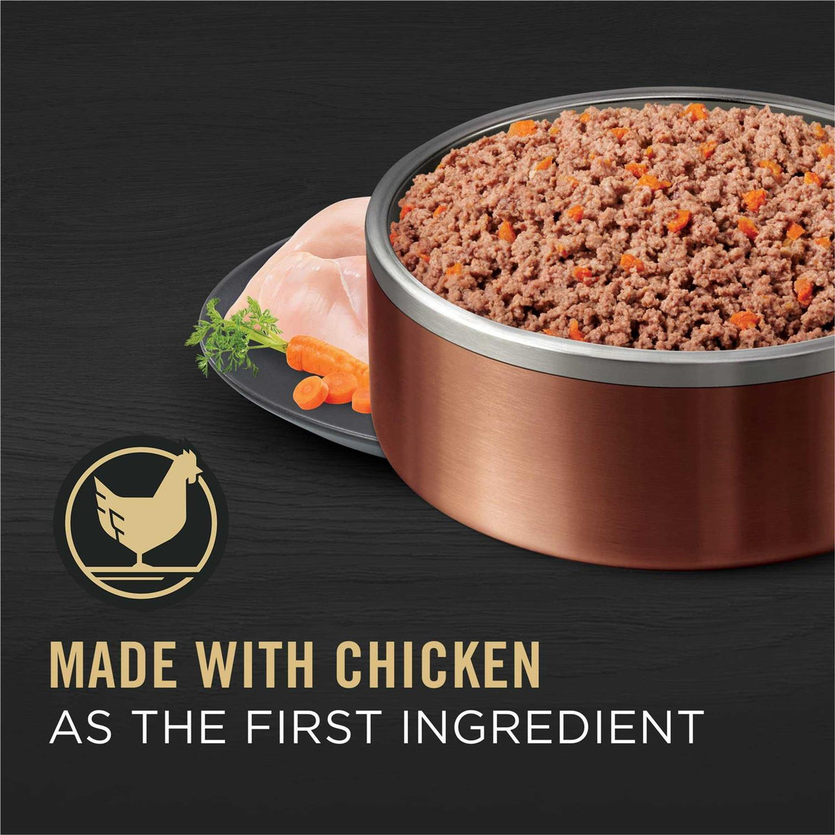 High Protein Wet Dog Food Chicken and Carrots Entree G7112