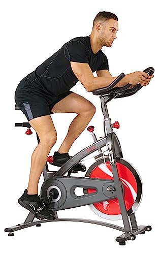 Indoor Cycling Exercise Bike with Adjustable Cushion Seat & Multi-Grip Handlebar J11158