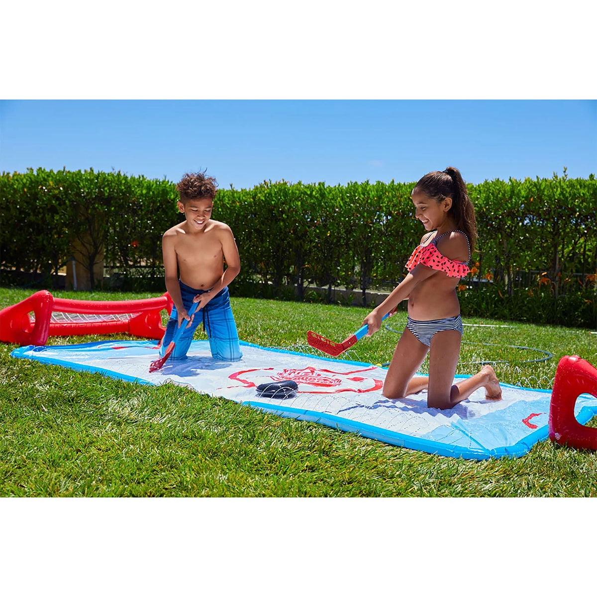 Water Knee Hockey Lawn Water Slide E2620
