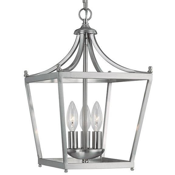 Brushed Nickel 3 Light Foyer N81600