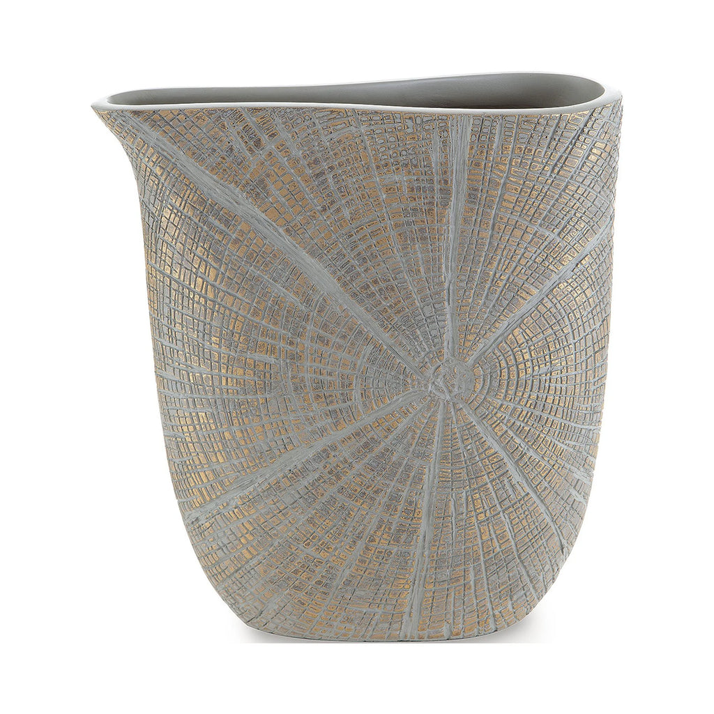 Contemporary Starburst Patterned Polyresin Vase M66261