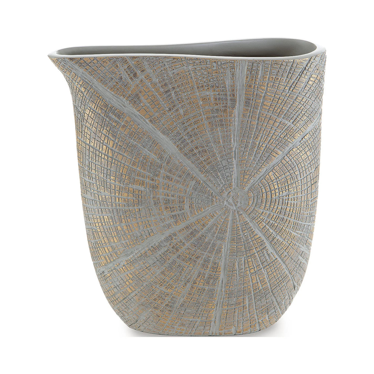 Contemporary Starburst Patterned Polyresin Vase M66261