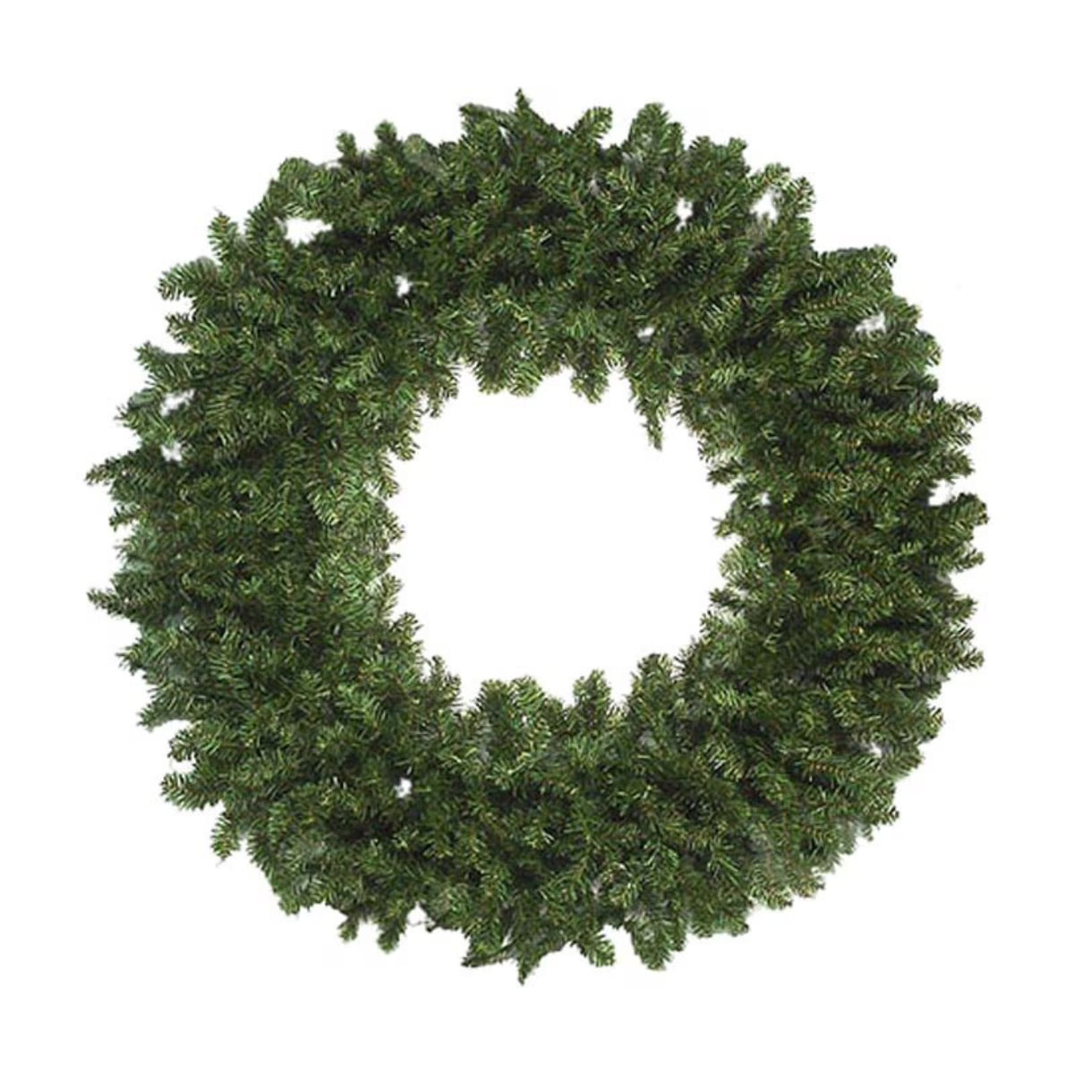 60 in. Unlit Artificial Canadian Pine Christmas Wreath E7682