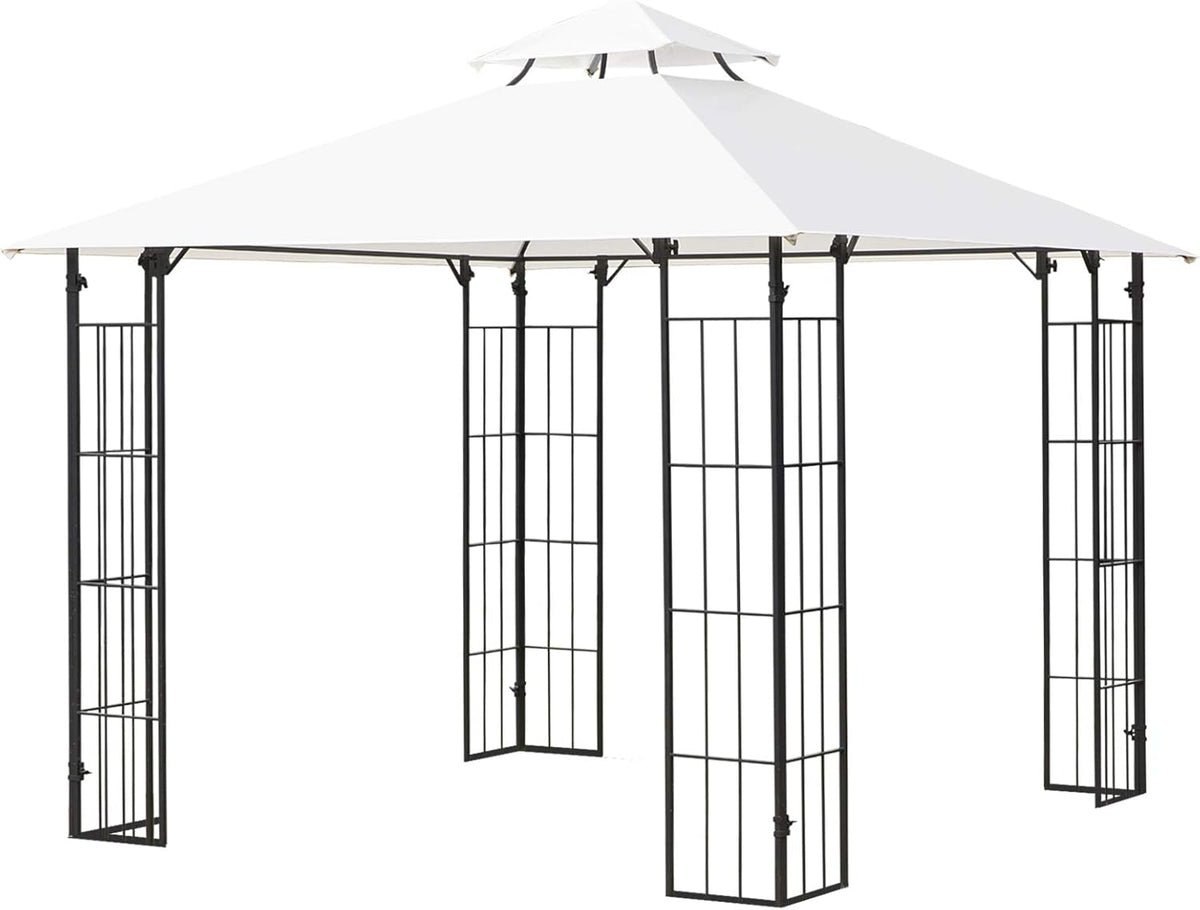 10' x 10' Outdoor Patio Gazebo Canopy with Vented Roof L72737