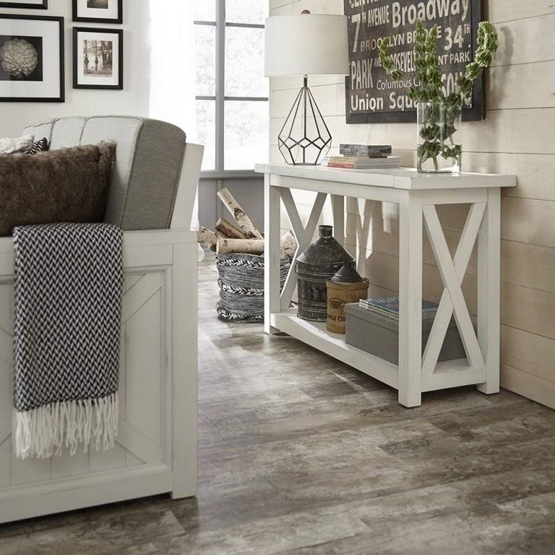 White Console Table X244