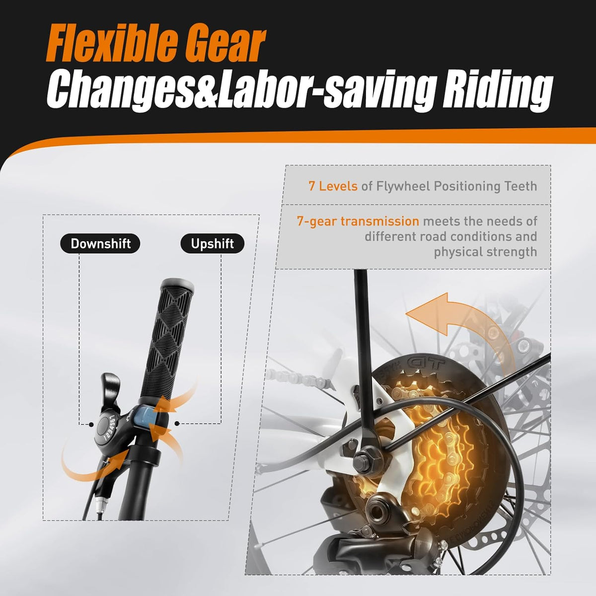 20-inch 7 Speed Folding Bicycle with Disc Brake W552070
