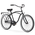 26" Single Speed Cruiser Bicycle Matte Black S51803