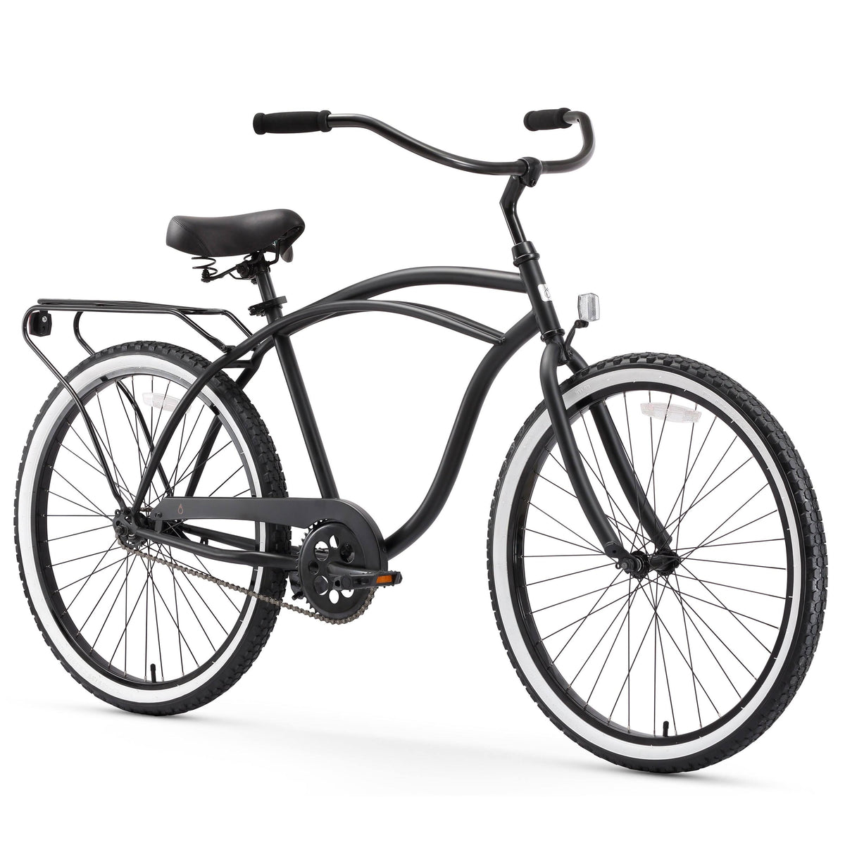 26" Single Speed Cruiser Bicycle Matte Black S51803