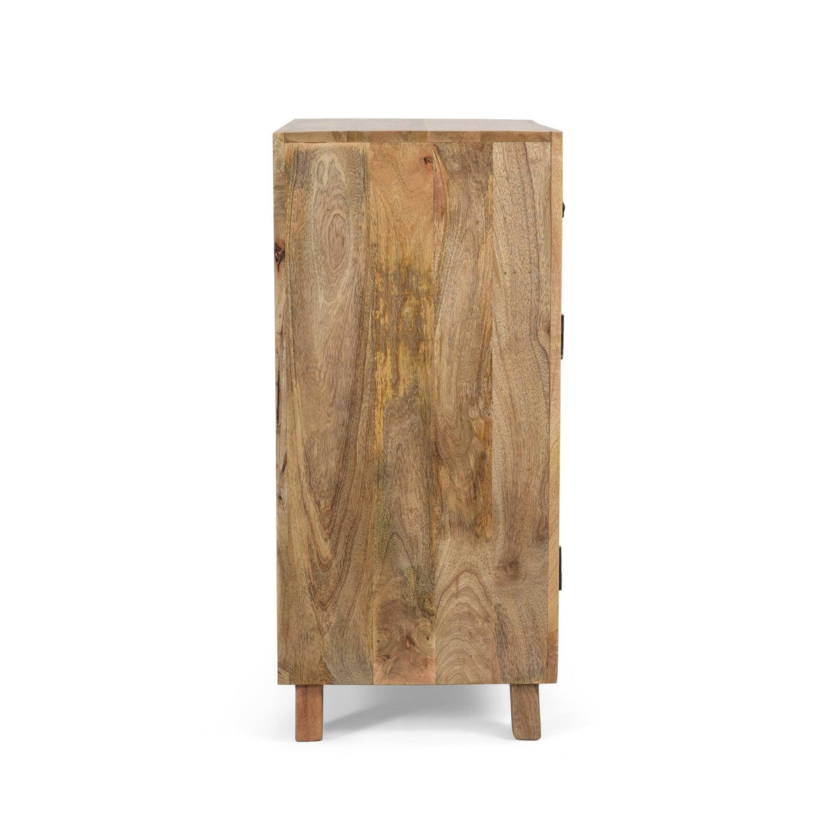 Natural Brown Mango Wood 2 Door 2 Drawer Cabinet M11235