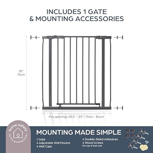 29.5" - 40" Adjustable Baby Gate Z473581