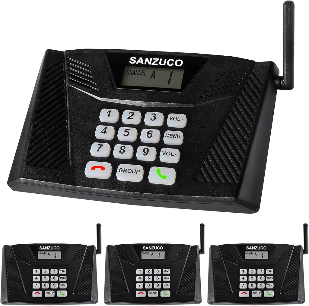 Wireless Intercom System Pack 4 Z68513