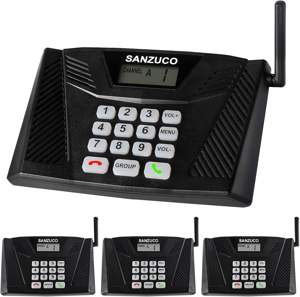 Wireless Intercom System Pack 4 Z68513