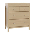 3 Drawer White Dresser B9150