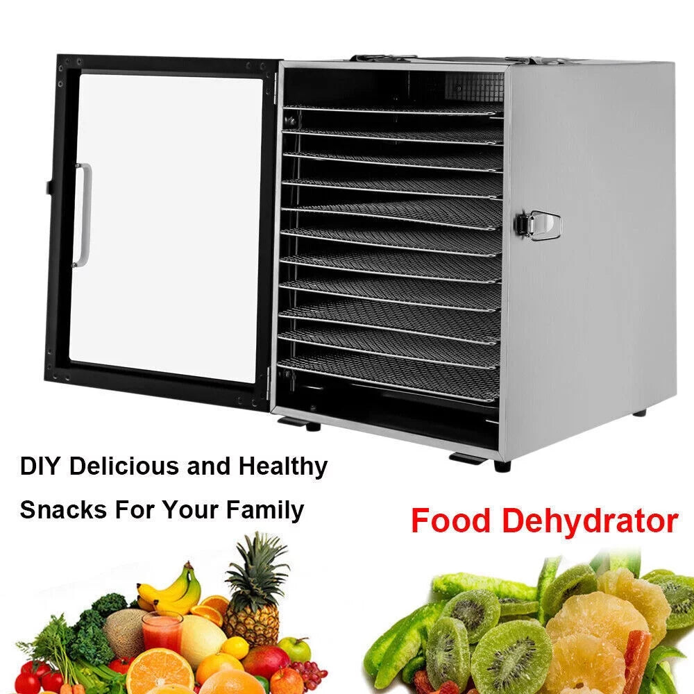 12 Tray Stainless Steel Food Dehydrator W27226