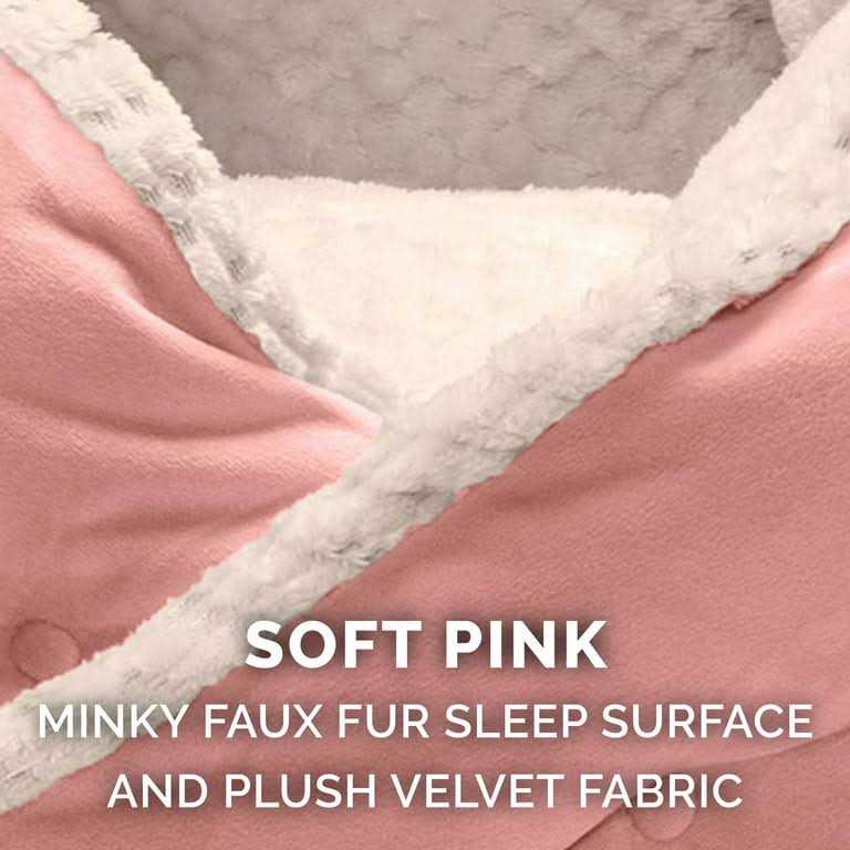 Faux Fur Velvet Calming Hug Bed P777