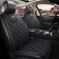 Violet PU Rhinestone Car Seat Covers Pack of 2 T64927