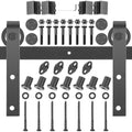 9 ft Carbon Steel Barn Door Hardware Kit X6776