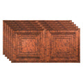 Moonstone Copper Decorative Vinyl Glue Up Ceiling Tile (5 Pack) I469619