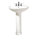 White Pedestal Sink O811